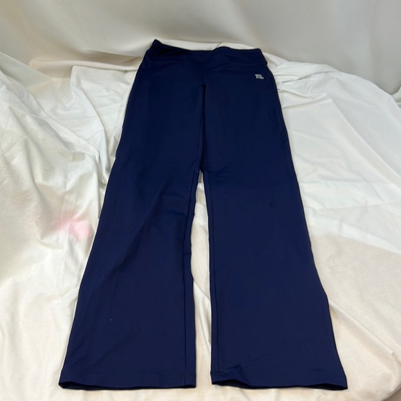 Team Leader Navy Blue Cheer Long Spandex Legging Pants Size Youth Large - Picture 1 of 11
